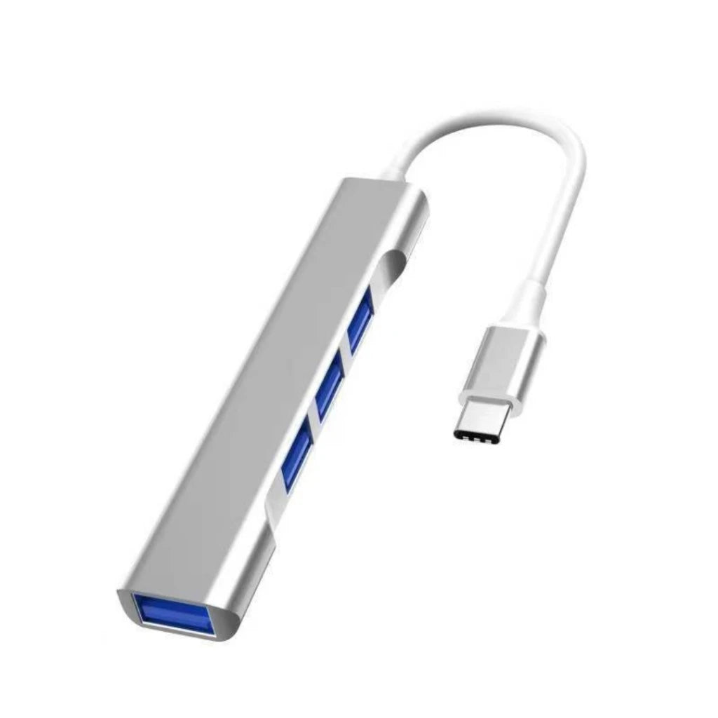 Hub USB 3.0 Orico 4 Portas Tipo-C, 5Gbps, Divisor Ultra Rápido