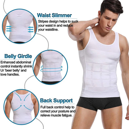 Camiseta Modeladora Masculina Slimming