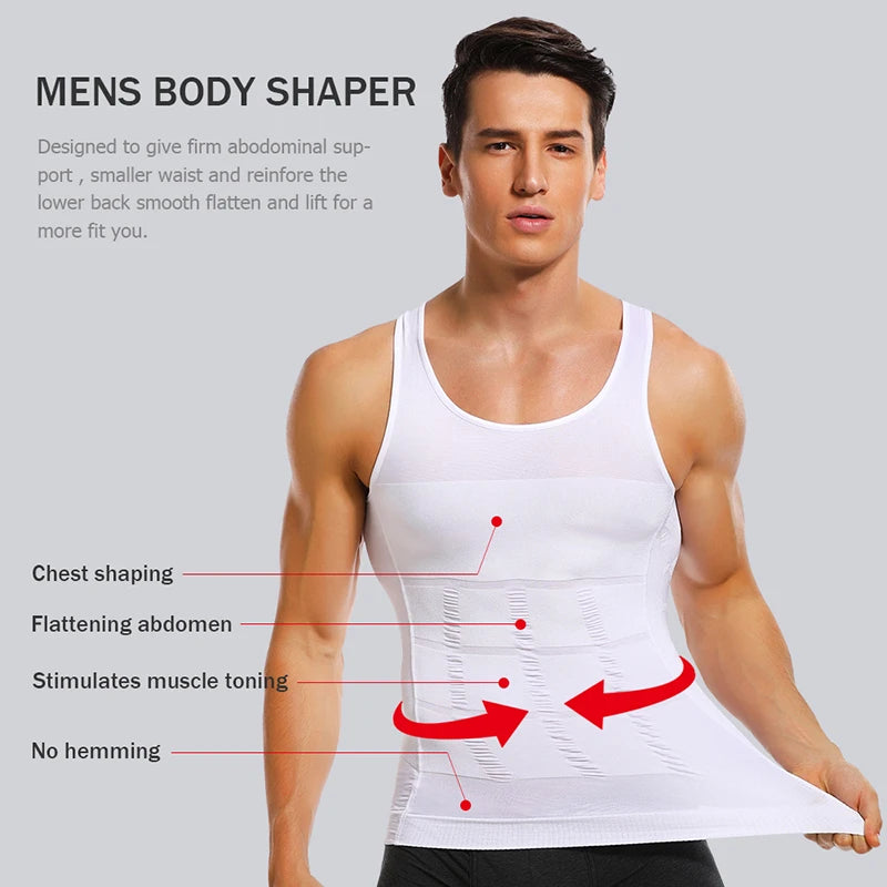 Camiseta Modeladora Masculina Slimming