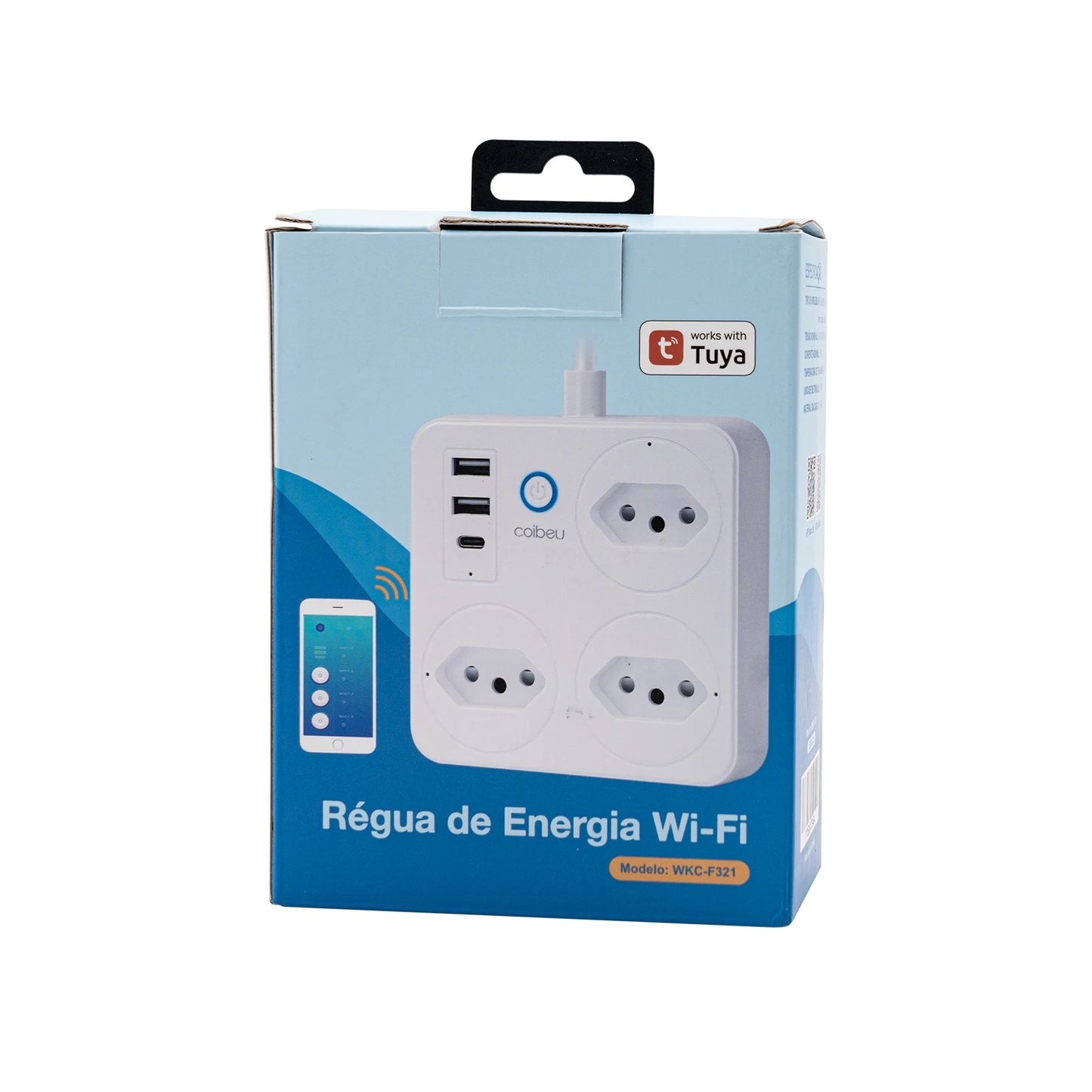 Interruptor Inteligente com Tomada, Filtro de Linha Brasil, Plugue Smart, Tomada USB, Tomada WiFi Inteligente