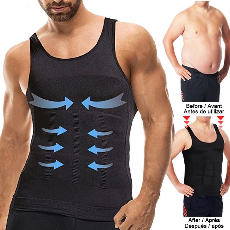 Camiseta Modeladora Masculina Slimming